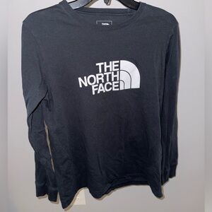 The North Face Black Long Sleeve Crew Neck Top